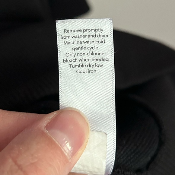 Athleta Circa Track Sweatshirt Dress 2.0 in Black Size Medium Petite - Picture 5 of 7